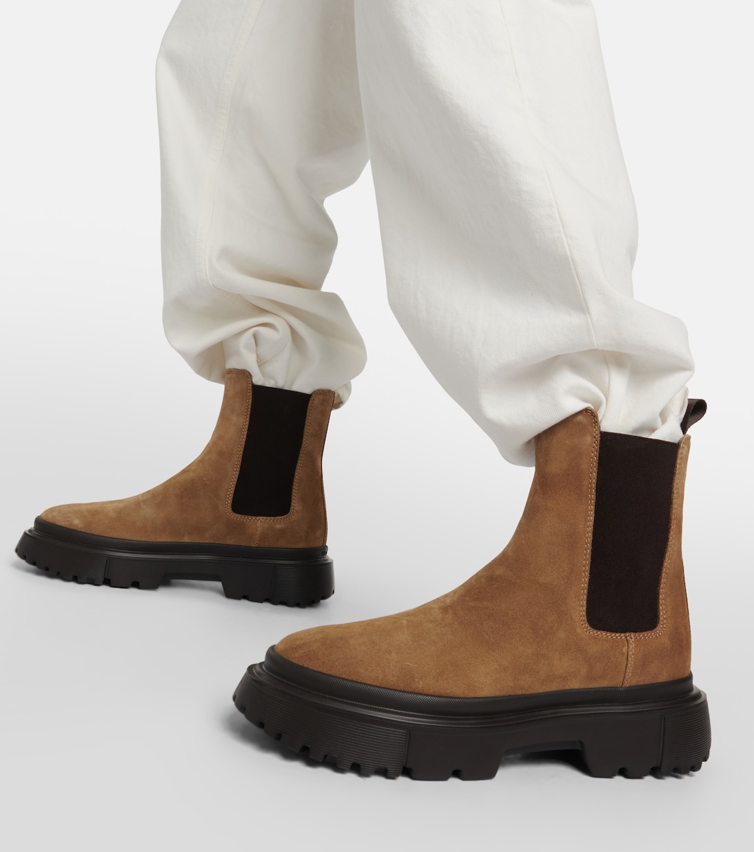 Bottines Chelsea H619 en daim | Hogan