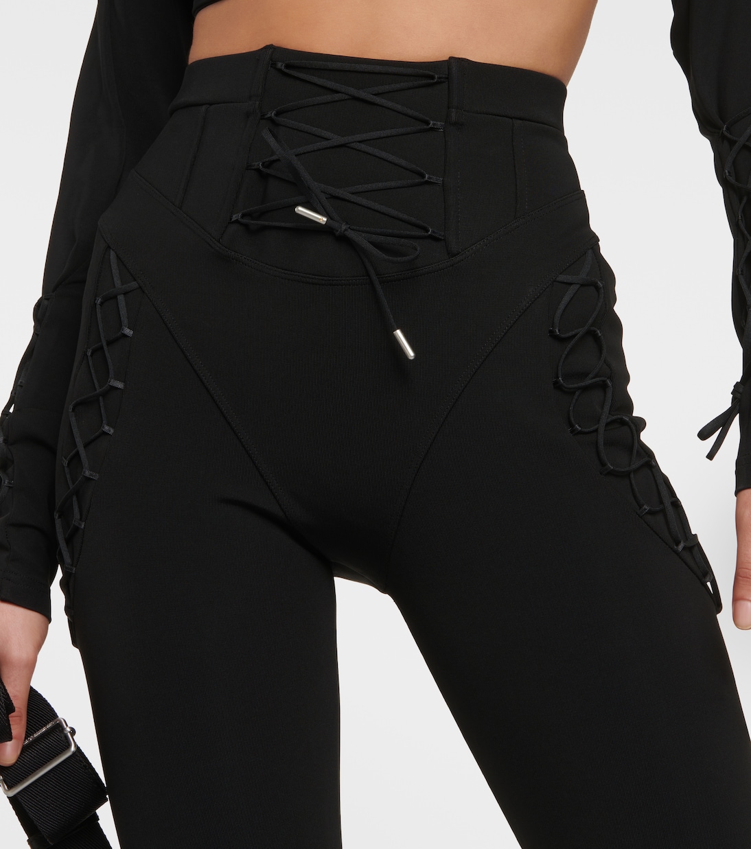 Pantaloni flared con cut-out | Off-White