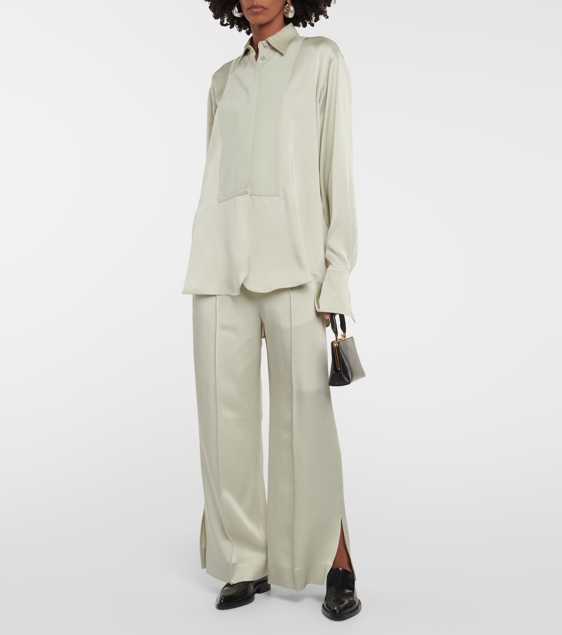 Pantalon ample à taille haute | Jil Sander