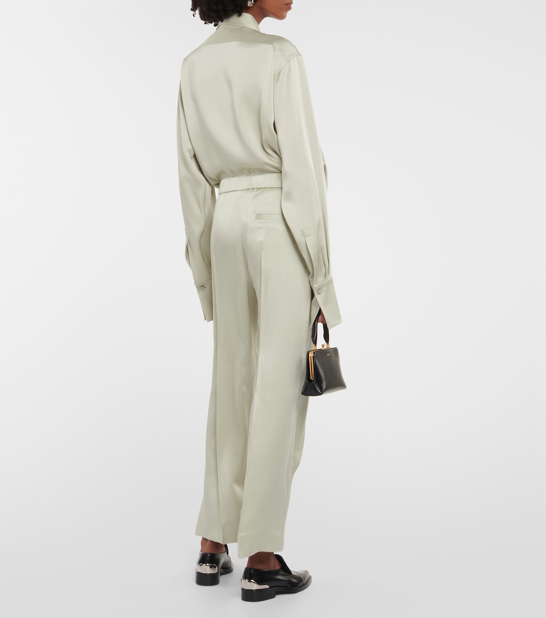Pantalon ample à taille haute | Jil Sander