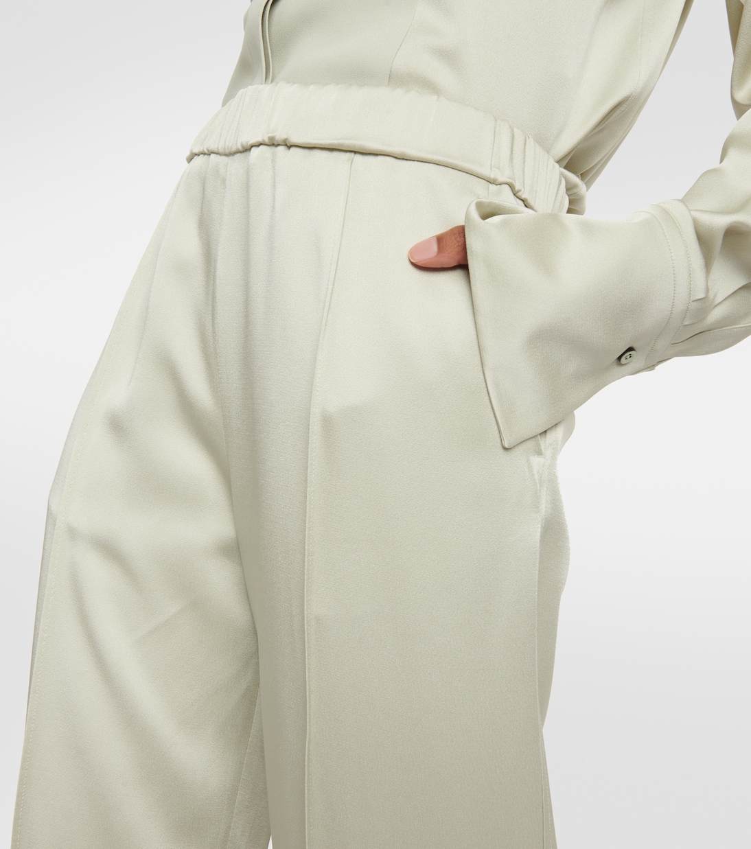 Pantalon ample à taille haute | Jil Sander