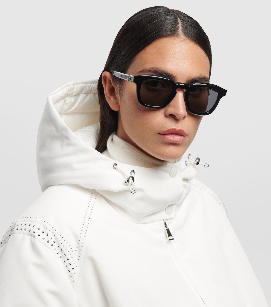 Occhiali da sole MONCLER Gradd quadrati per giovani trendsetter