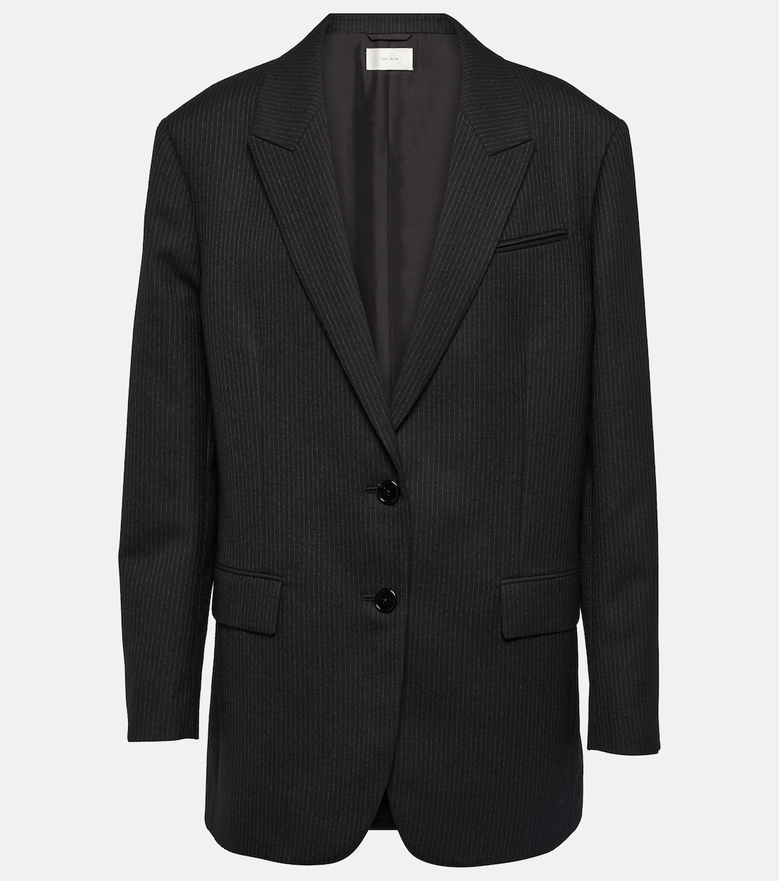 Blazer rayé en laine vierge | The Row