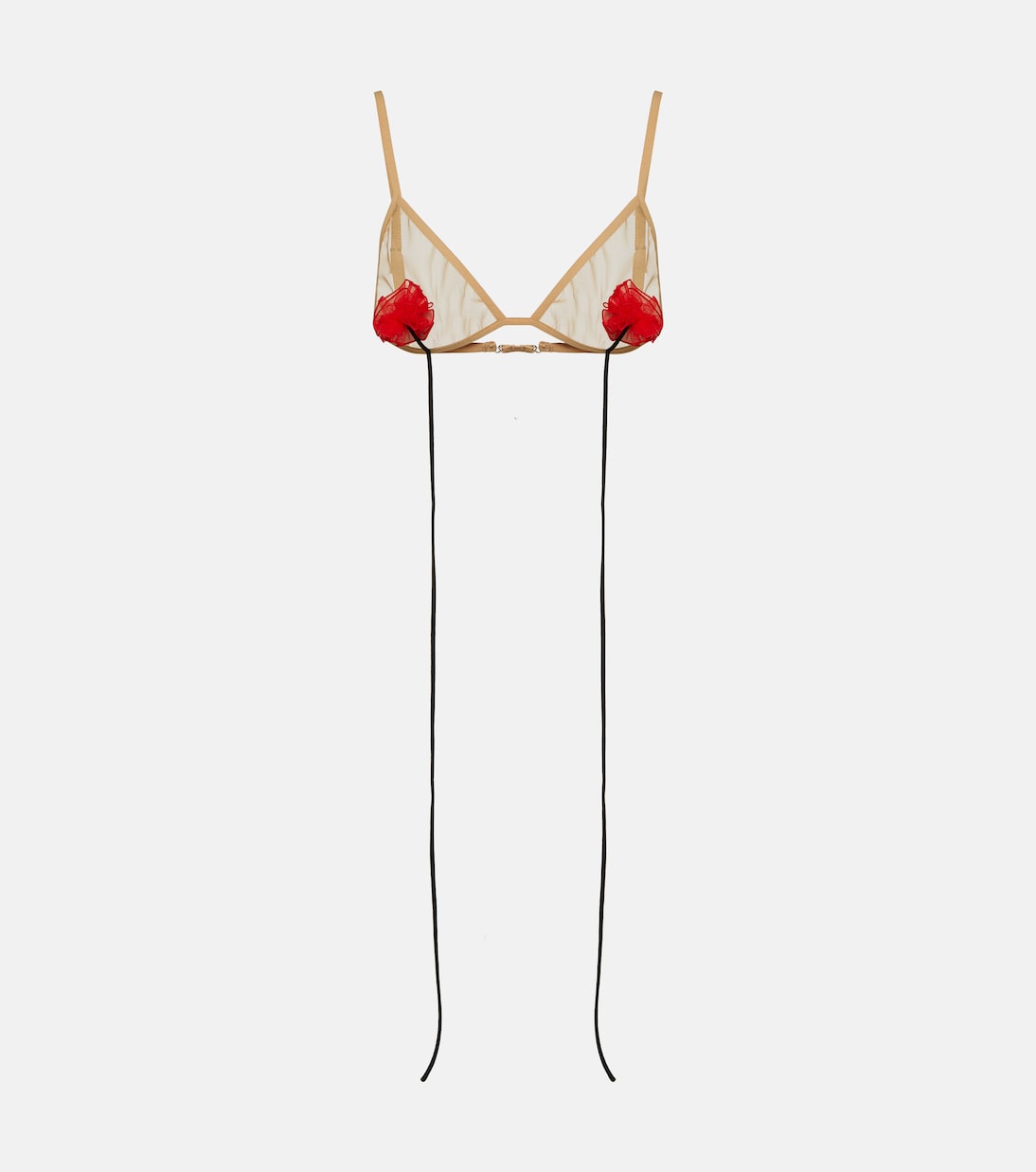 Reggiseno in mesh con applicazioni | Nensi Dojaka