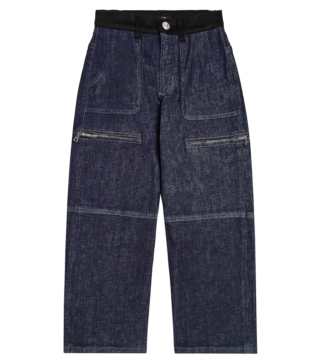 Jeans a gamba larga | Balmain Kids