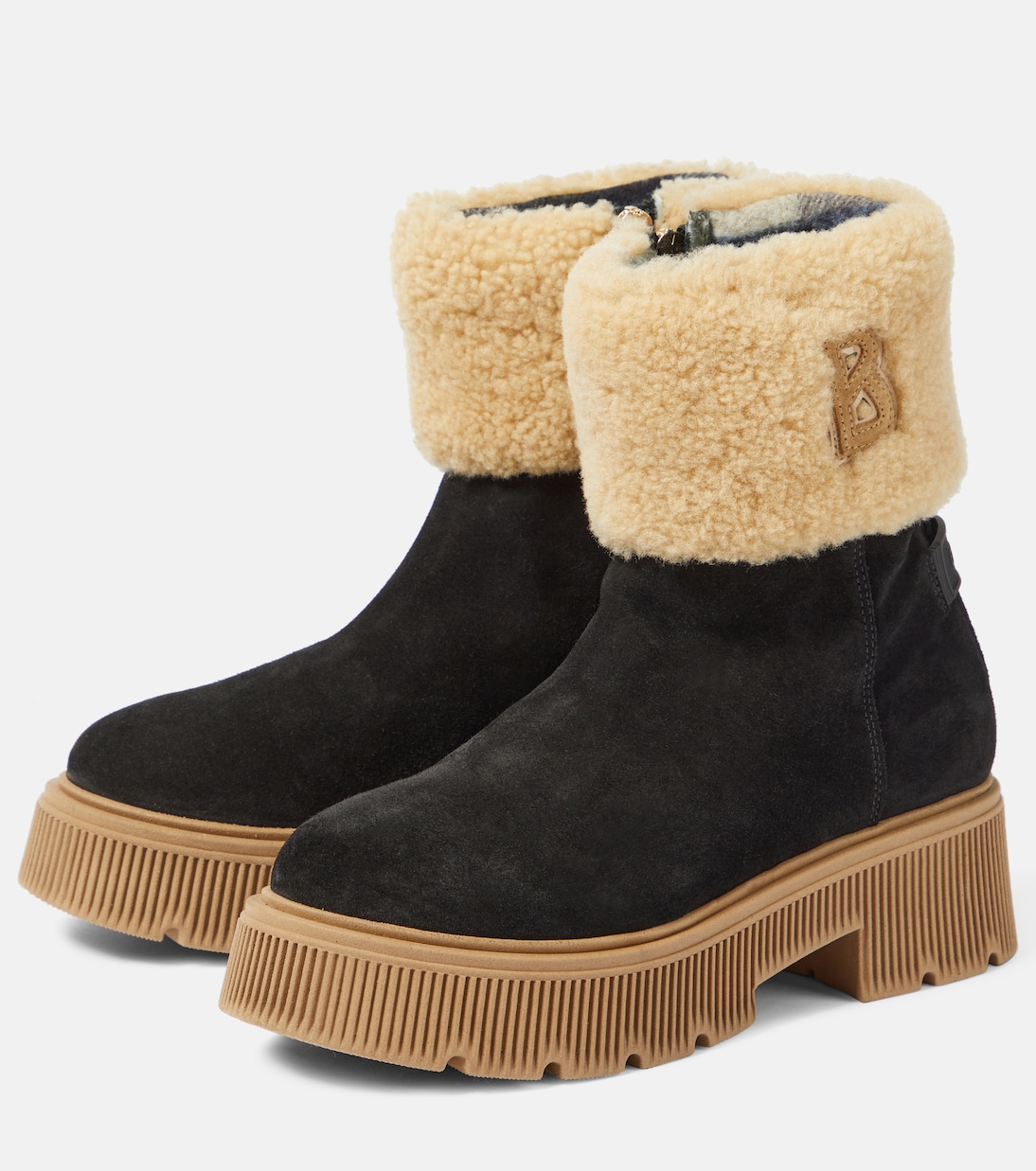 Turin 2B shearling-lined suede ankle boots | Bogner