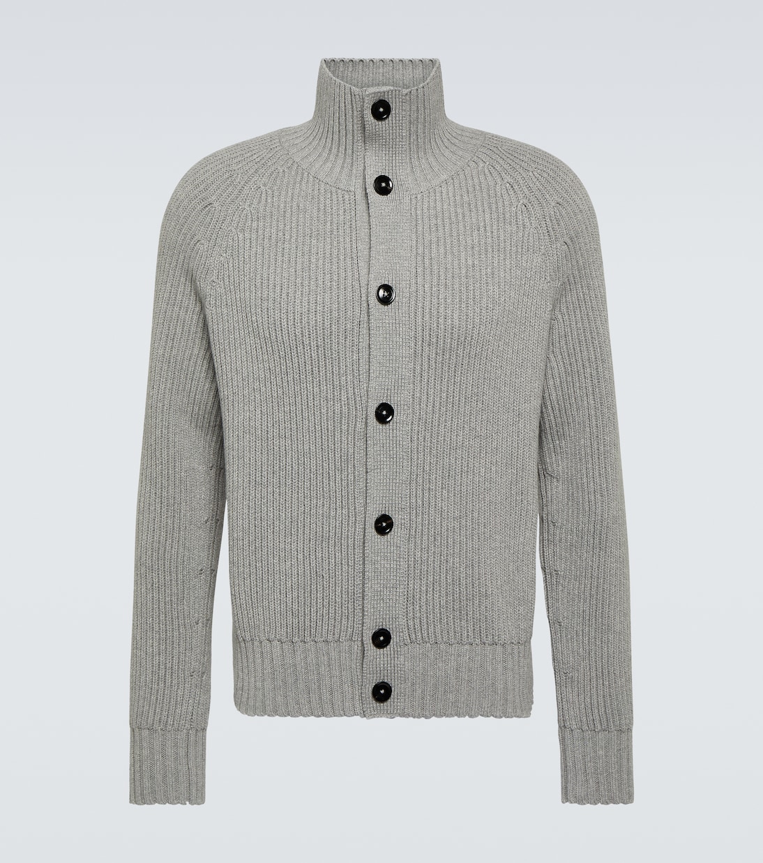 Ribbed-knit wool and cashmere cardigan | Tom Ford