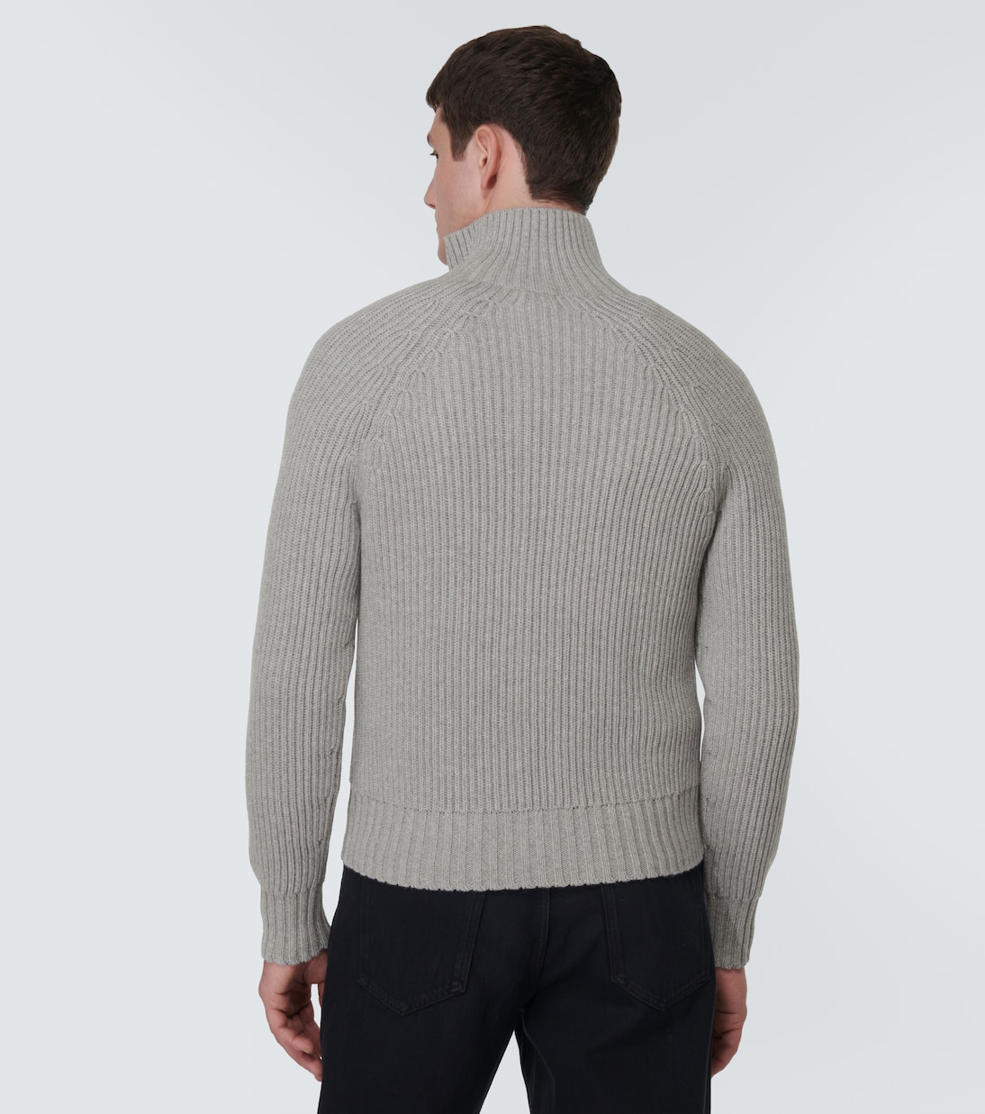 Ribbed-knit wool and cashmere cardigan | Tom Ford