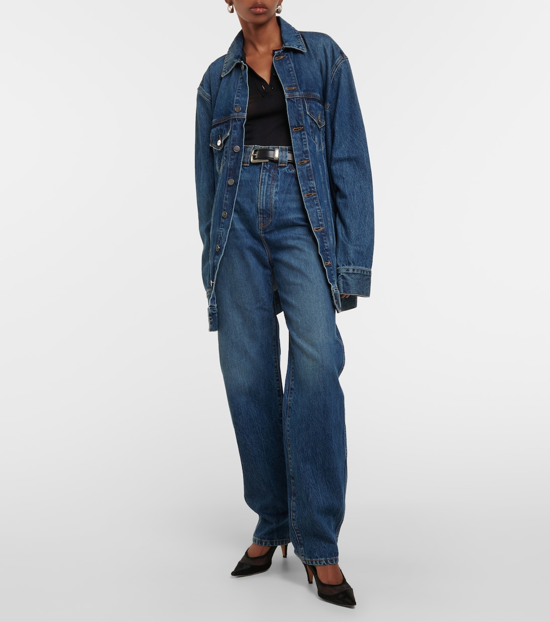 Jean slim Albi à taille haute | Khaite