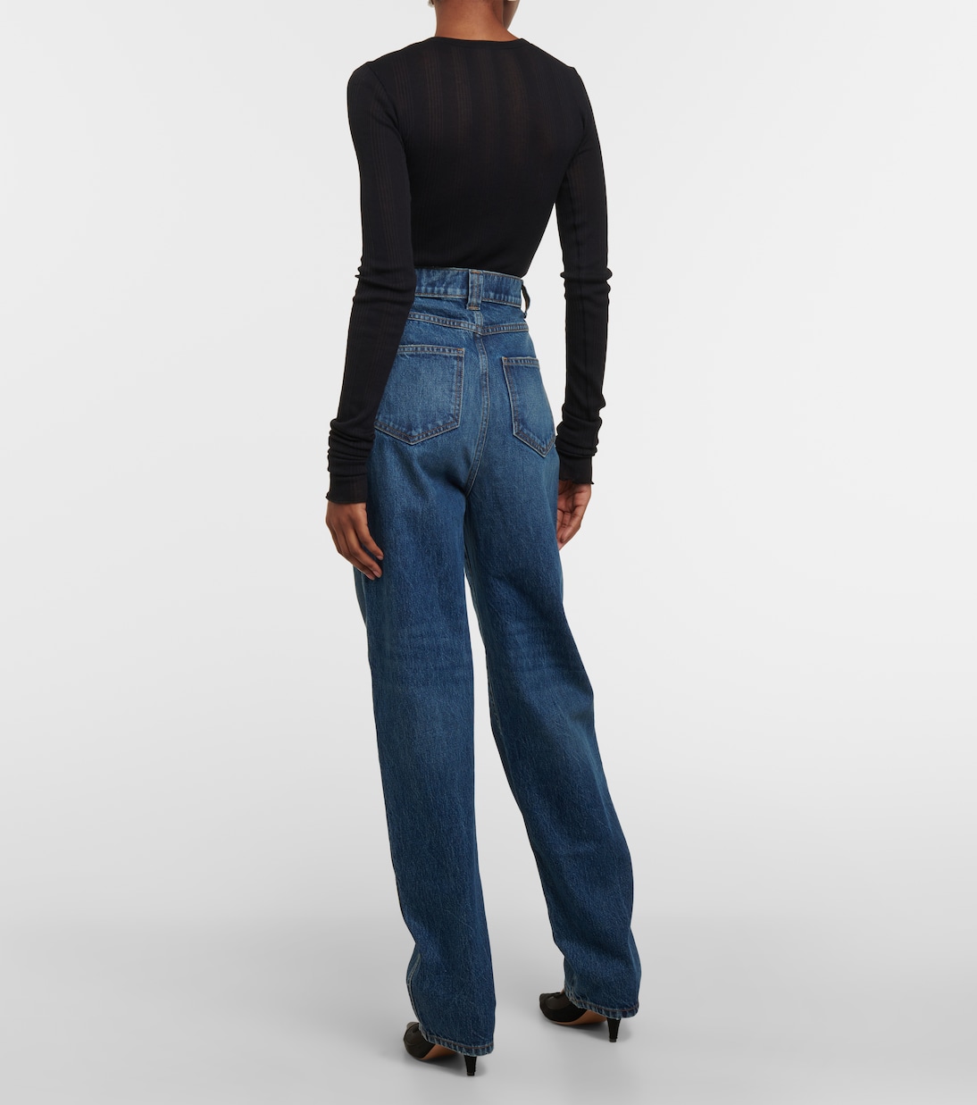 Jean slim Albi à taille haute | Khaite