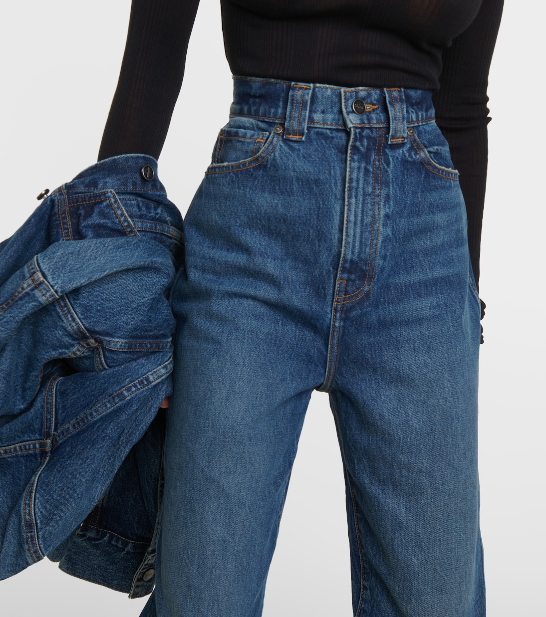 Jean slim Albi à taille haute | Khaite