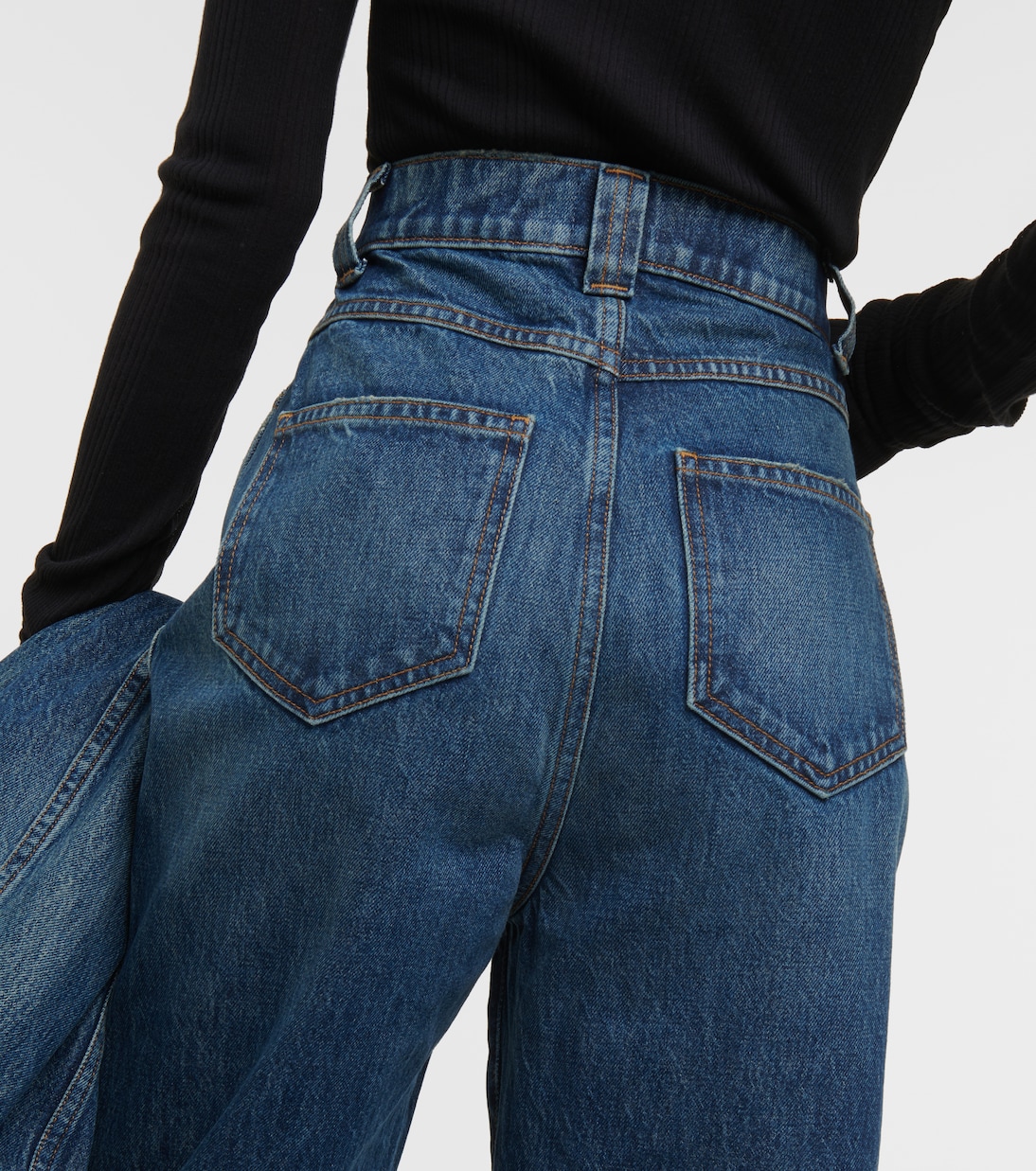 Jean slim Albi à taille haute | Khaite