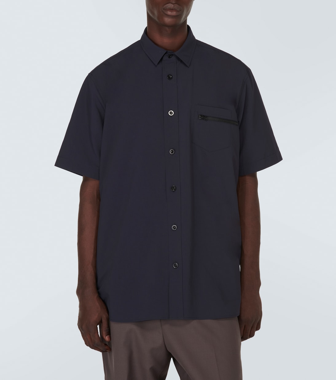 Camisa bowling de tafetán | Sacai
