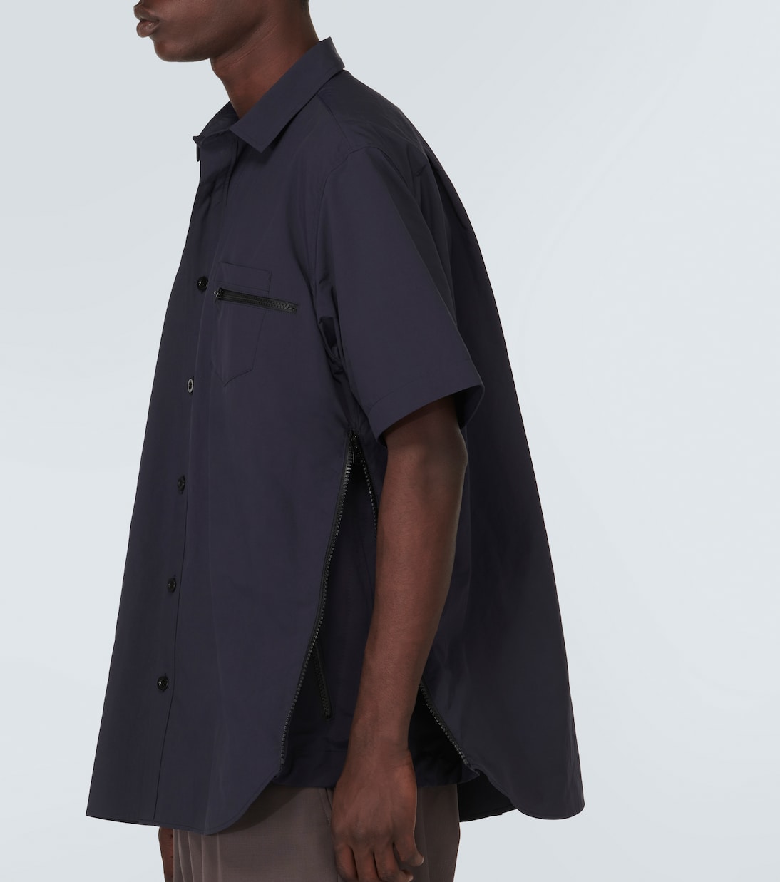 Camisa bowling de tafetán | Sacai
