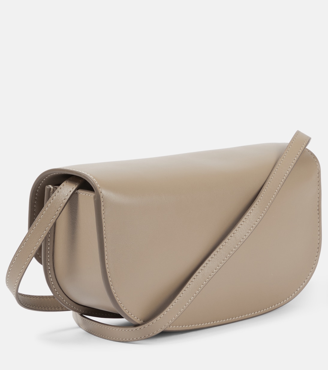 Tondo Crescent leather shoulder bag | Savette