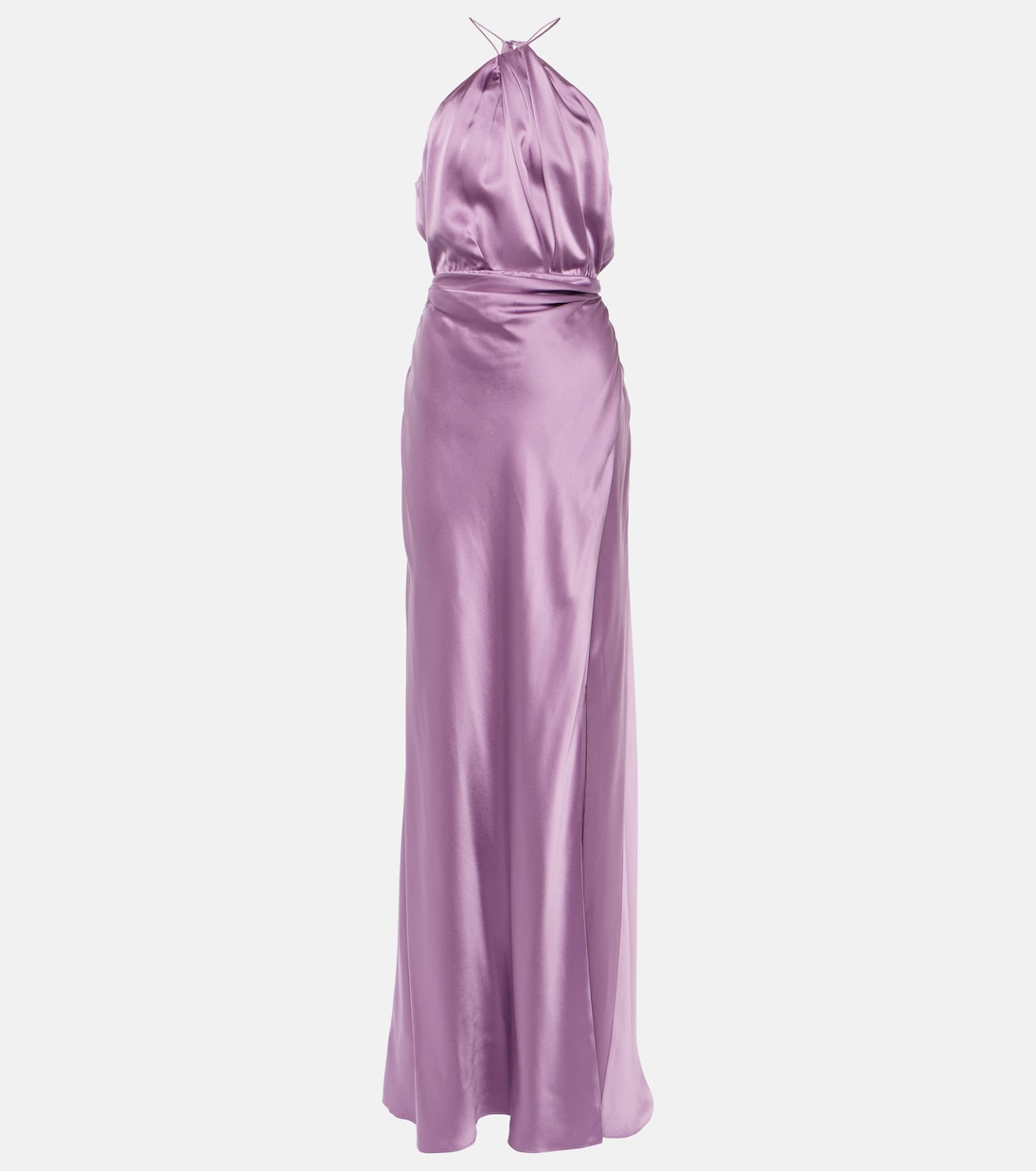 Asymmetric silk gown | The Sei