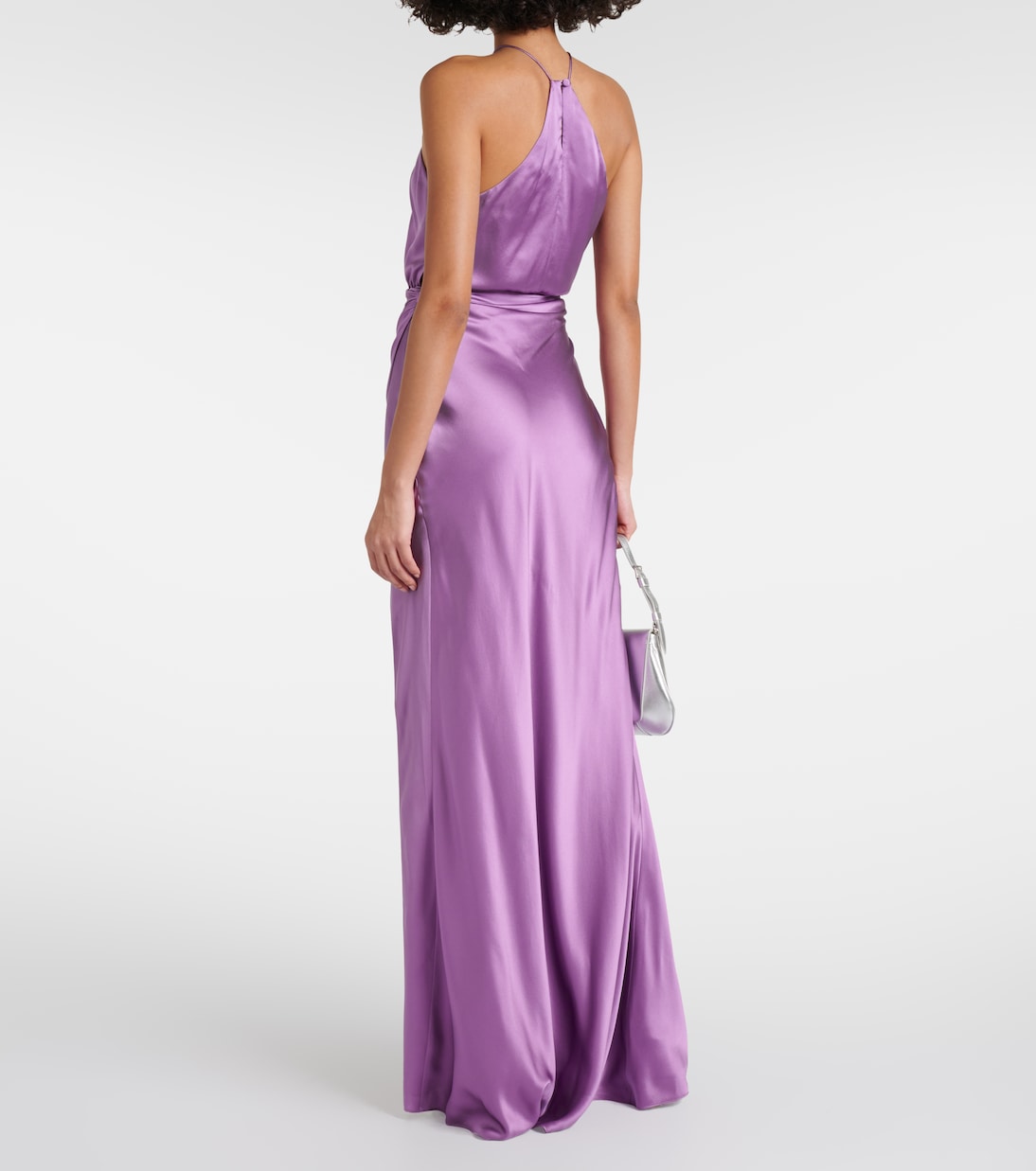 Asymmetric silk gown | The Sei