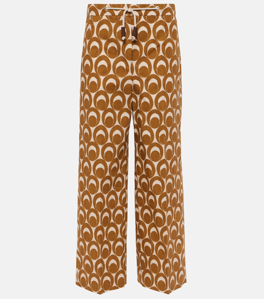 Bray printed cotton poplin wide-leg pants | 'S Max Mara