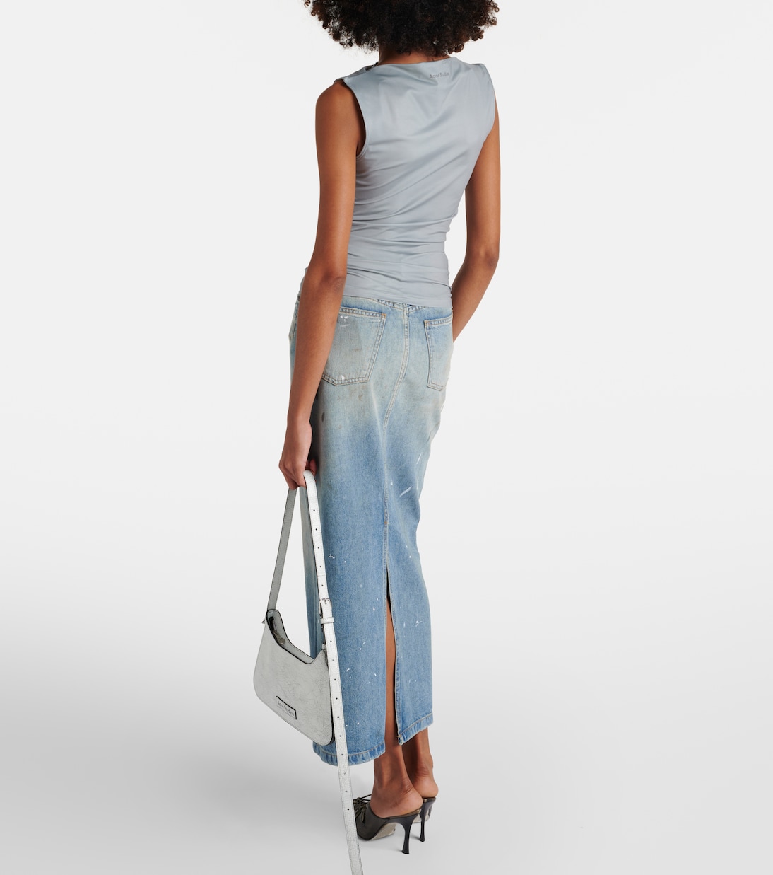 x Katerina Jebb – Top imprimé en jersey | Acne Studios