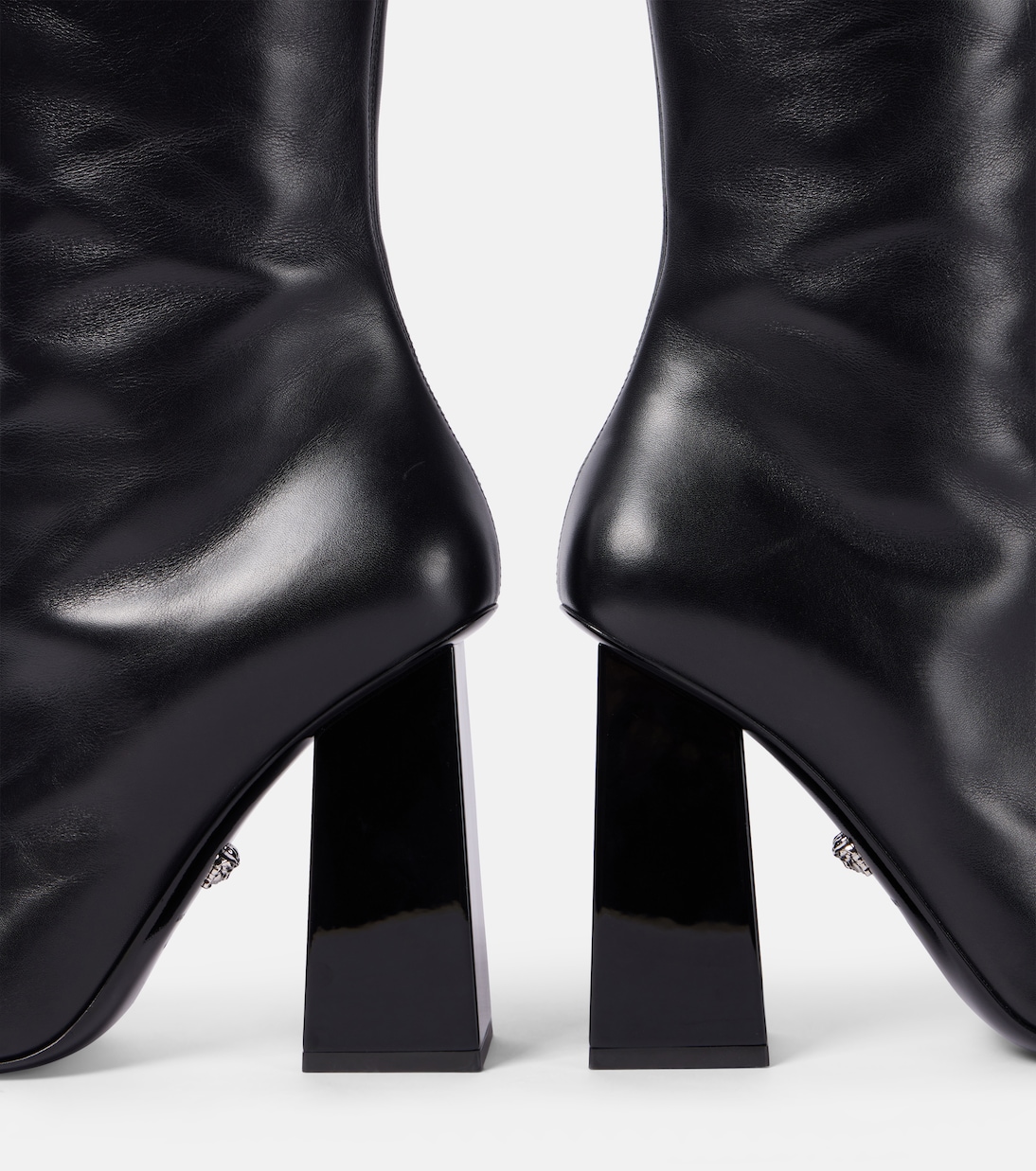 Stivali Gianni Ribbon in pelle | Versace