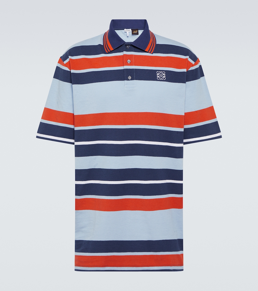 Polo Paula’s Ibiza rayé en coton et lin | Loewe