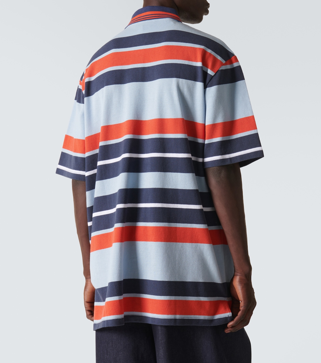 Polo Paula’s Ibiza rayé en coton et lin | Loewe