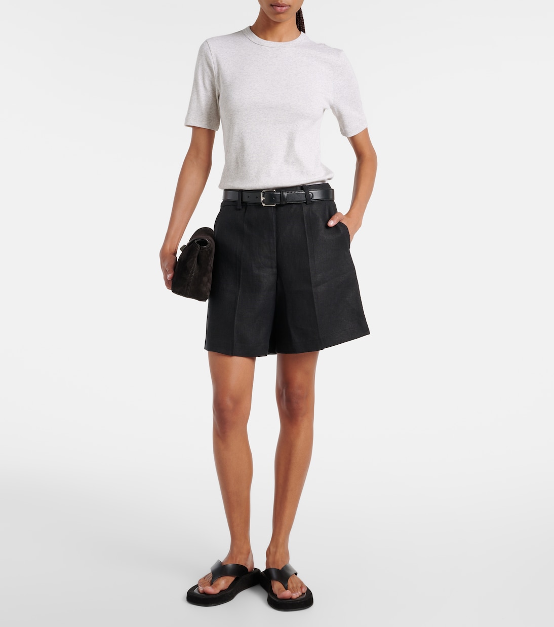 Shorts Antibes in lino a vita alta | Faithfull
