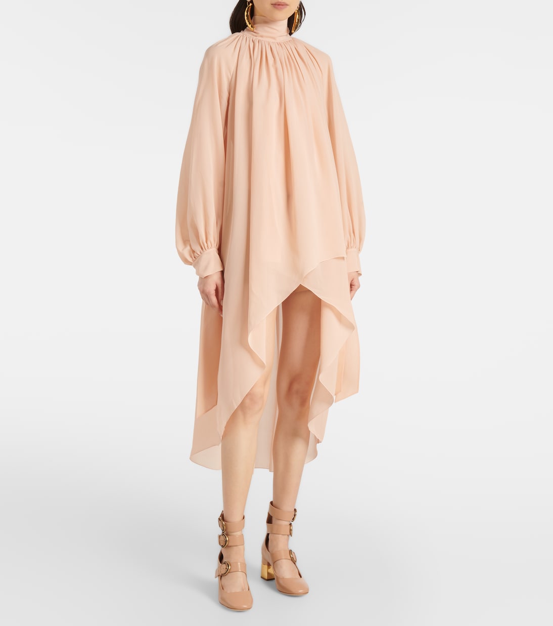 Robe midi en soie | Chloé