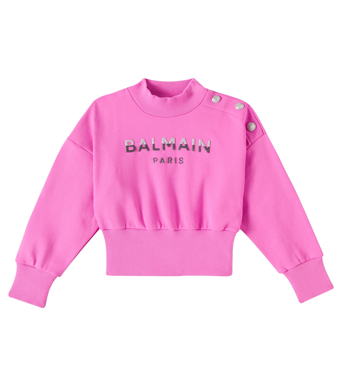 Sudadera de algodón con logo | Balmain Kids