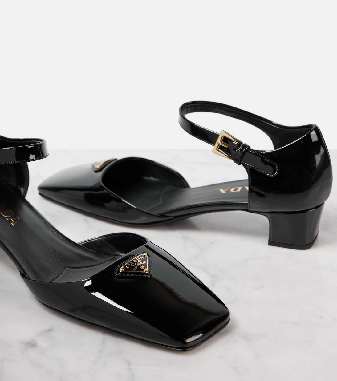 Escarpins en cuir verni | Prada