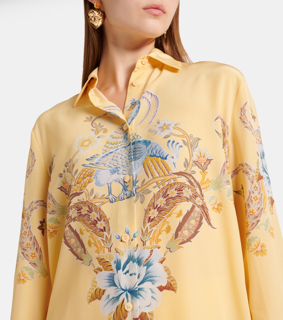 Camicia in seta con stampa | Etro