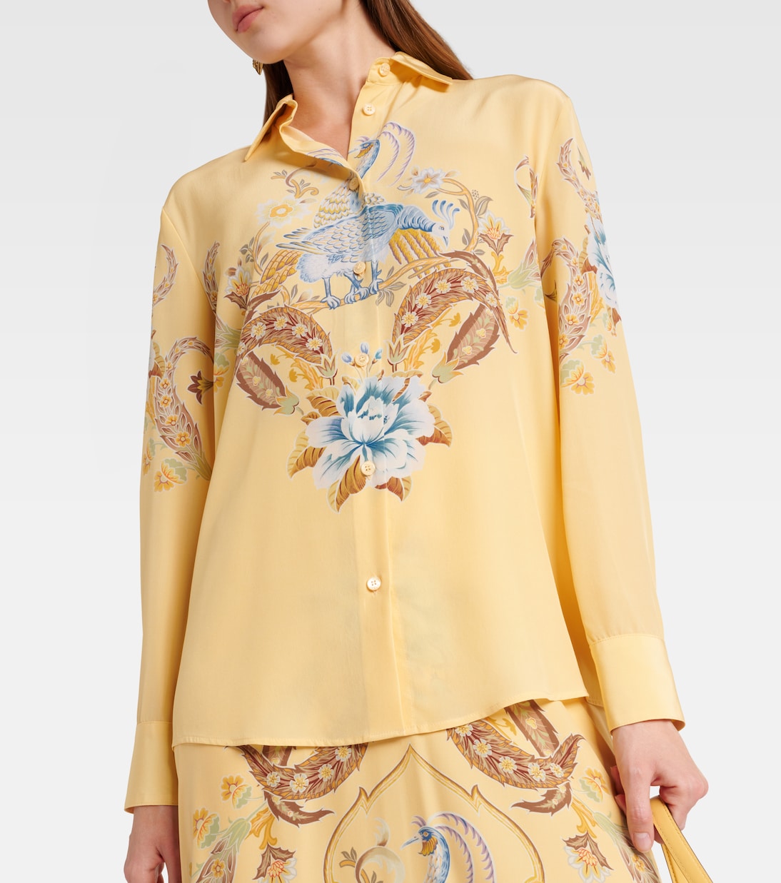 Camicia in seta con stampa | Etro