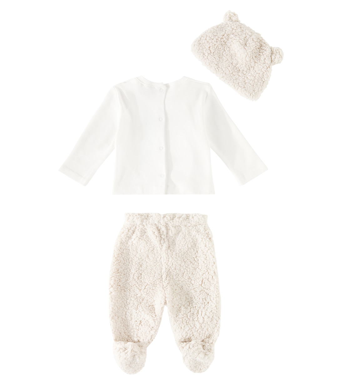 Bebé - set de top, pantalones y gorro | Monnalisa