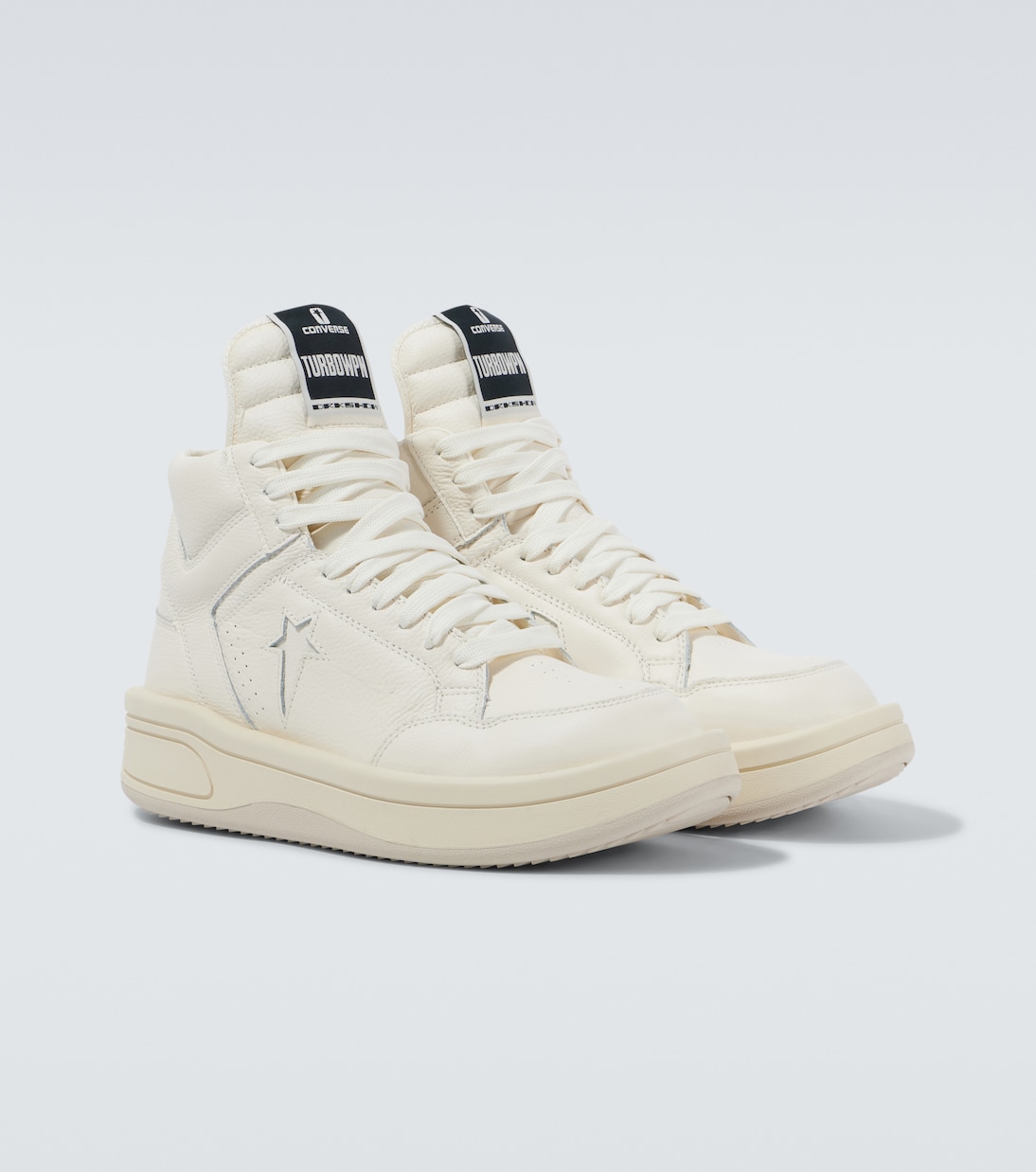 X Converse Sneakers Turbowpn aus Leder | DRKSHDW by Rick Owens