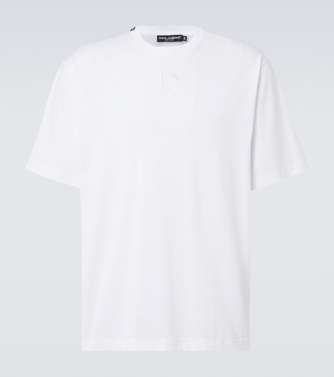 T-shirt DG in jersey di cotone | Dolce&Gabbana