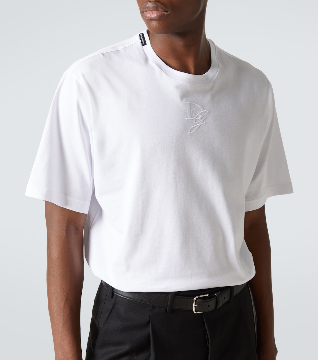 T-shirt DG in jersey di cotone | Dolce&Gabbana