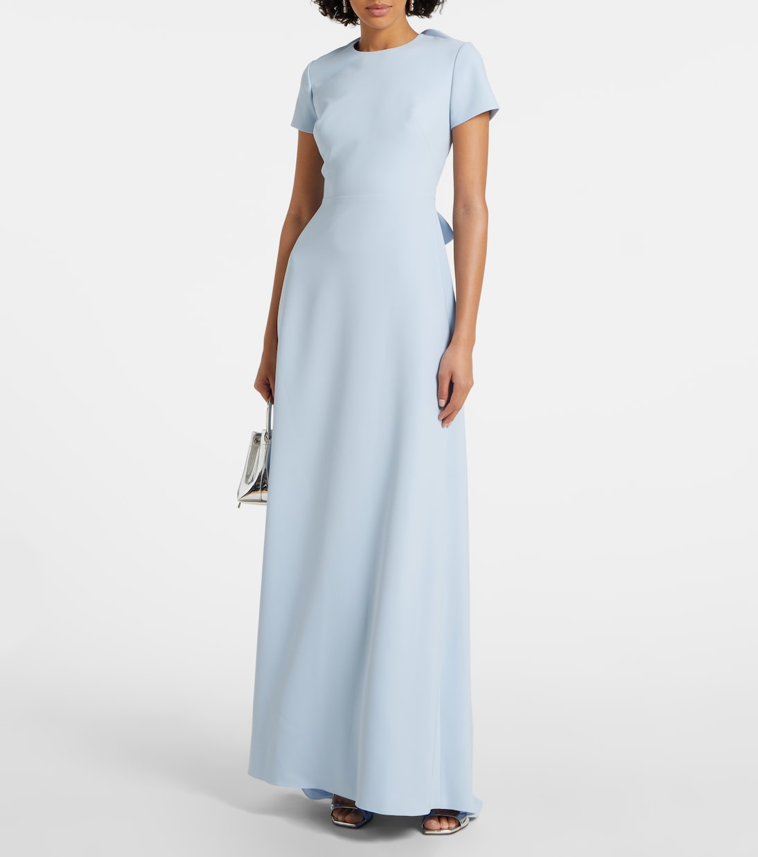 Robe longue en crêpe | Carolina Herrera