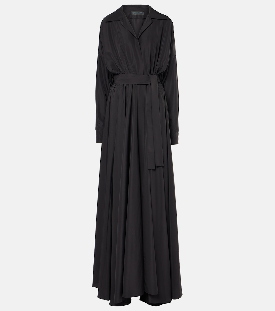 Vestido Maxi con Detalles en Cuero Sintético de Norma Kamali para Jóvenes Modernos