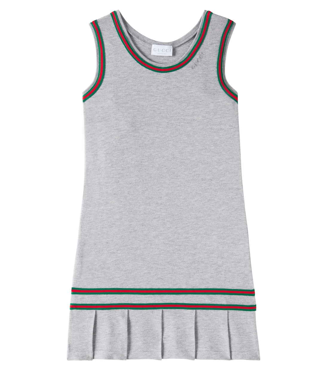 Kleid Web Stripe aus einem Baumwollgemisch | Gucci Kids