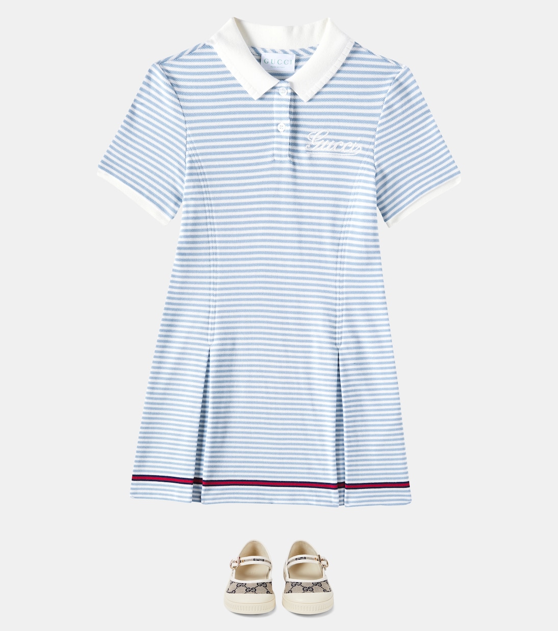Polokleid GG aus Baumwolle | Gucci Kids