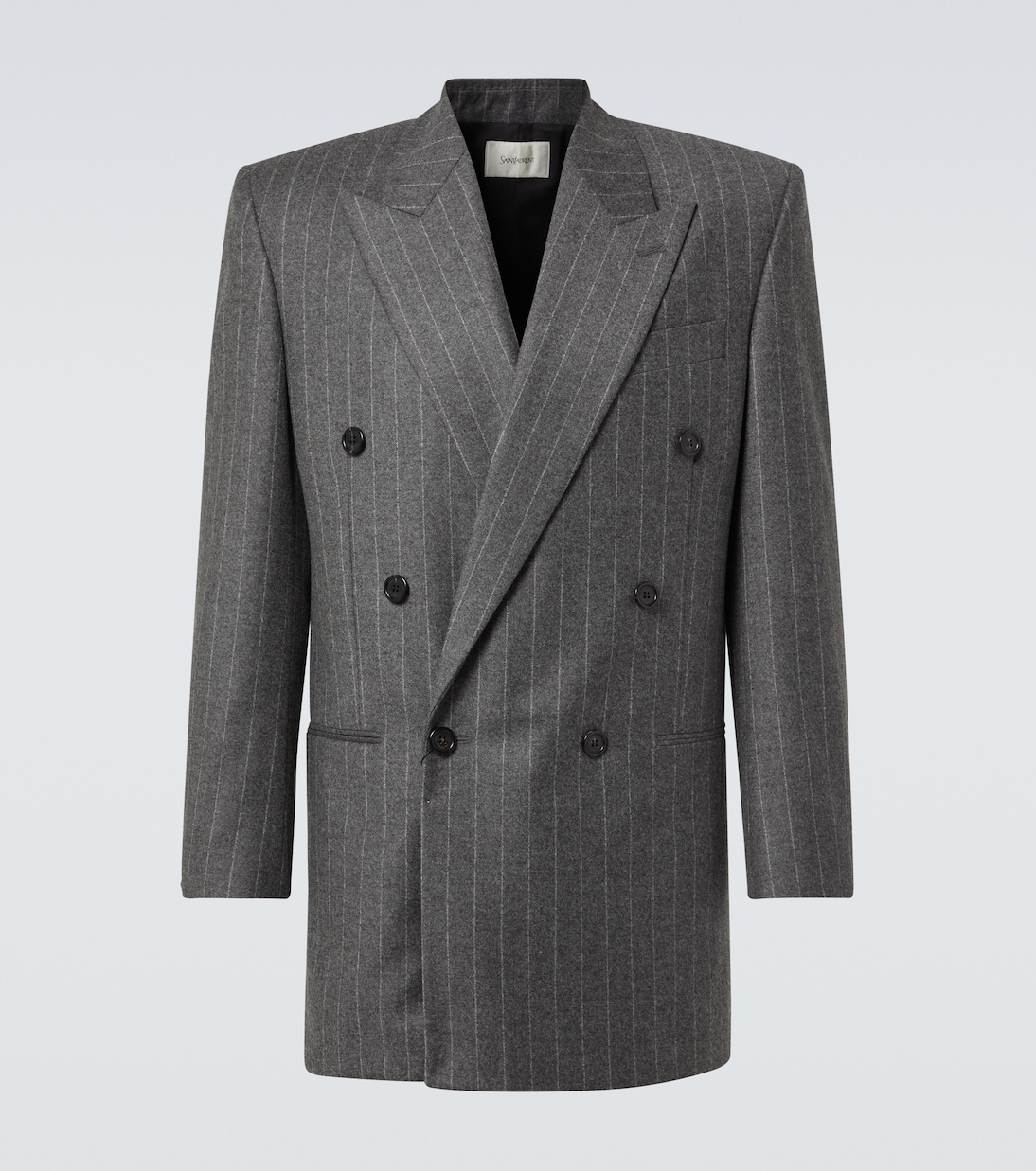Pinstripe wool and cashmere blazer | Saint Laurent