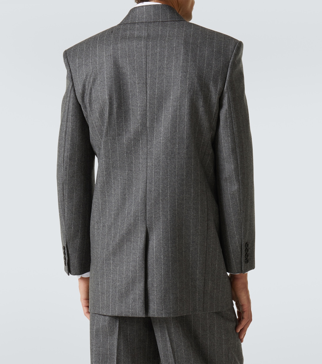 Pinstripe wool and cashmere blazer | Saint Laurent