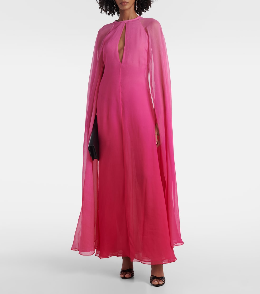 Abito lungo in seta con cut-out | Tom Ford