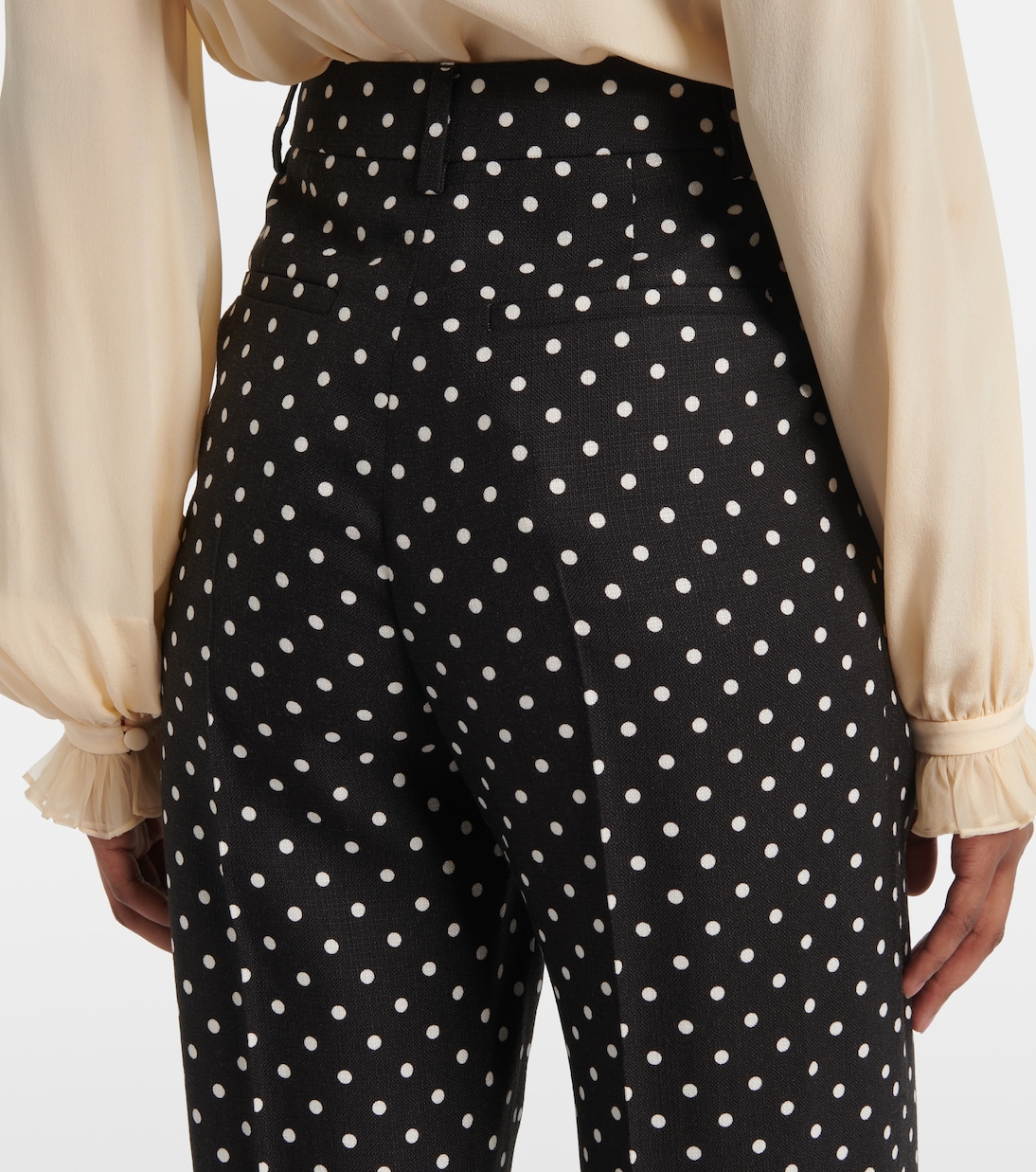 Pantaloni regular a pois | Valentino