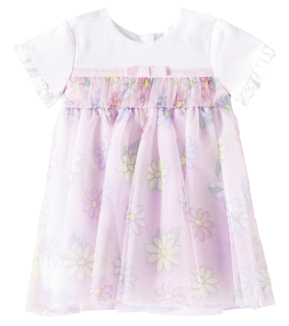 Baby - Abito in tulle con stampa | Monnalisa