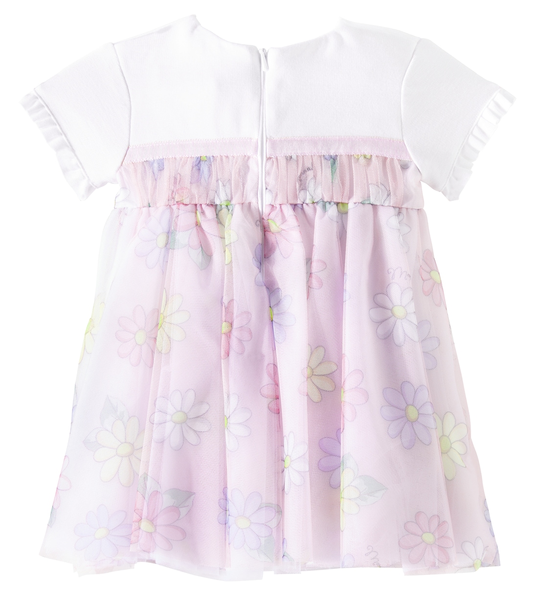 Baby - Abito in tulle con stampa | Monnalisa