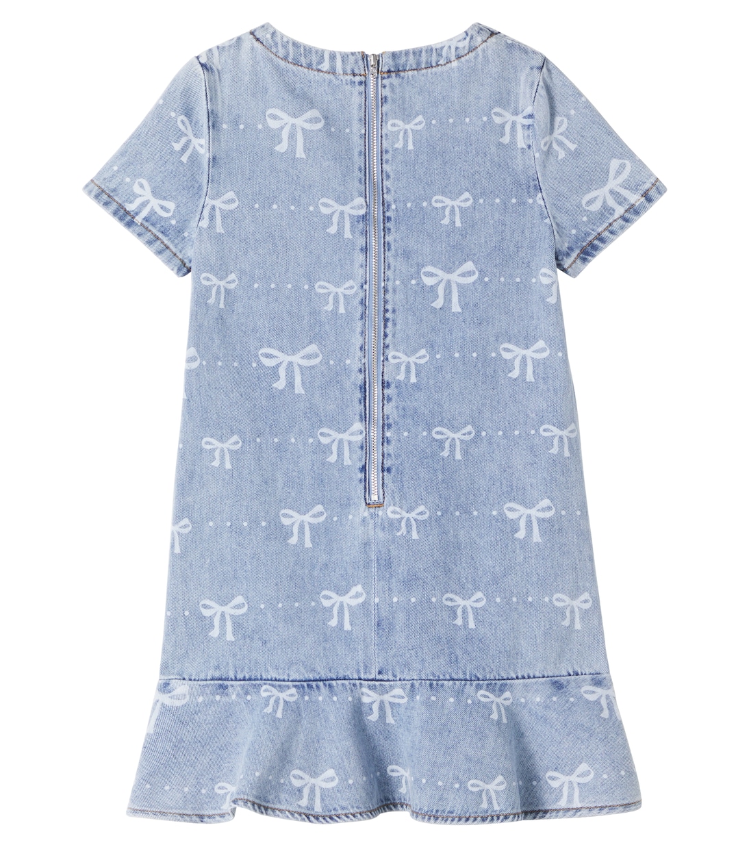 Abito di jeans con stampa | Self-Portrait Kids