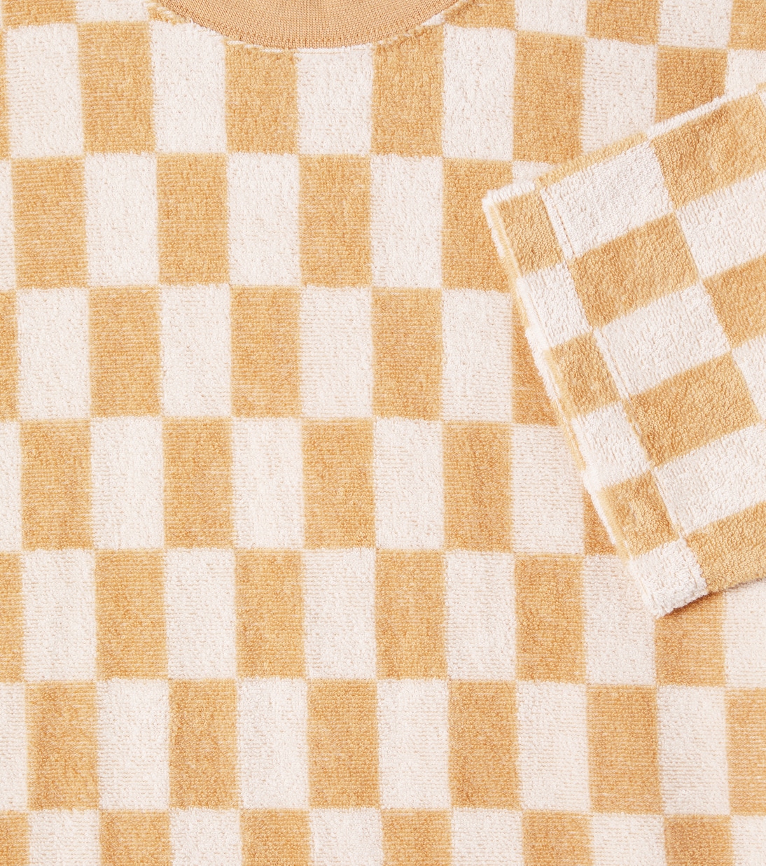 Checked cotton-blend jersey T-shirt | Rylee + Cru