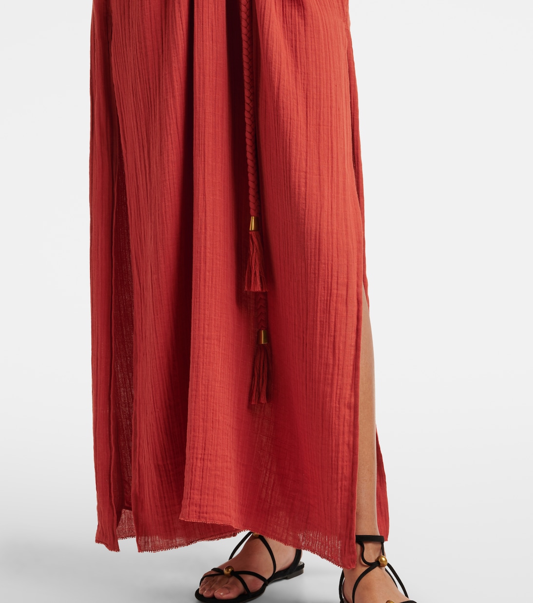 Abito lungo in cotone con cut-out | Isabel Marant