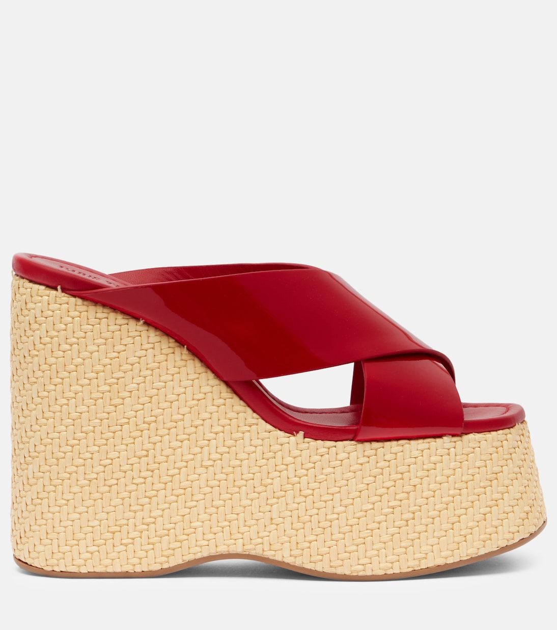 Mules Mara in vernice con zeppa | Paris Texas